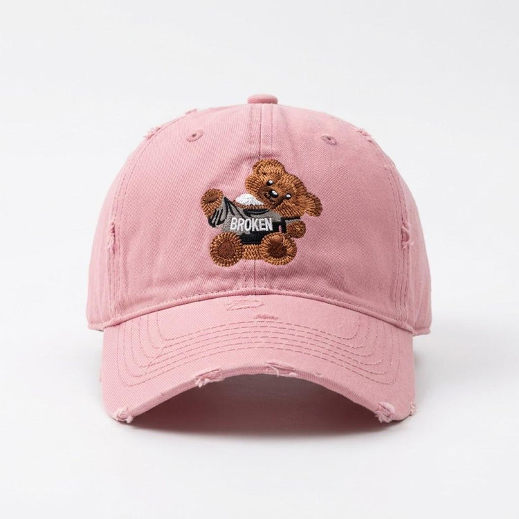 Broken Teddy Bear Vintage Distressed Cap
