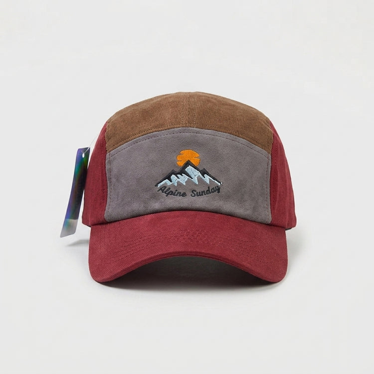 Modern Sunset Mountain 5-Panel Camp Cap
