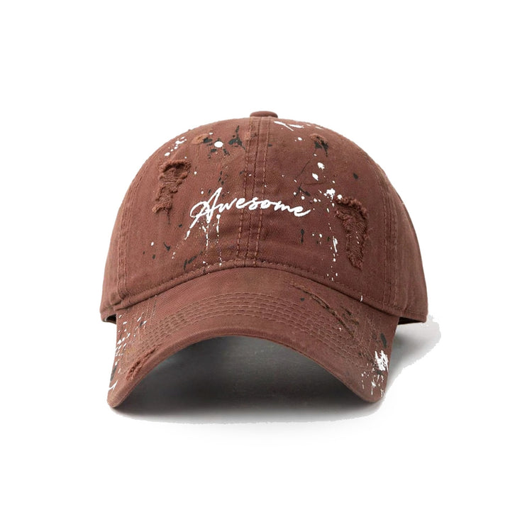 Awesome Paint Splash Ripped Cap