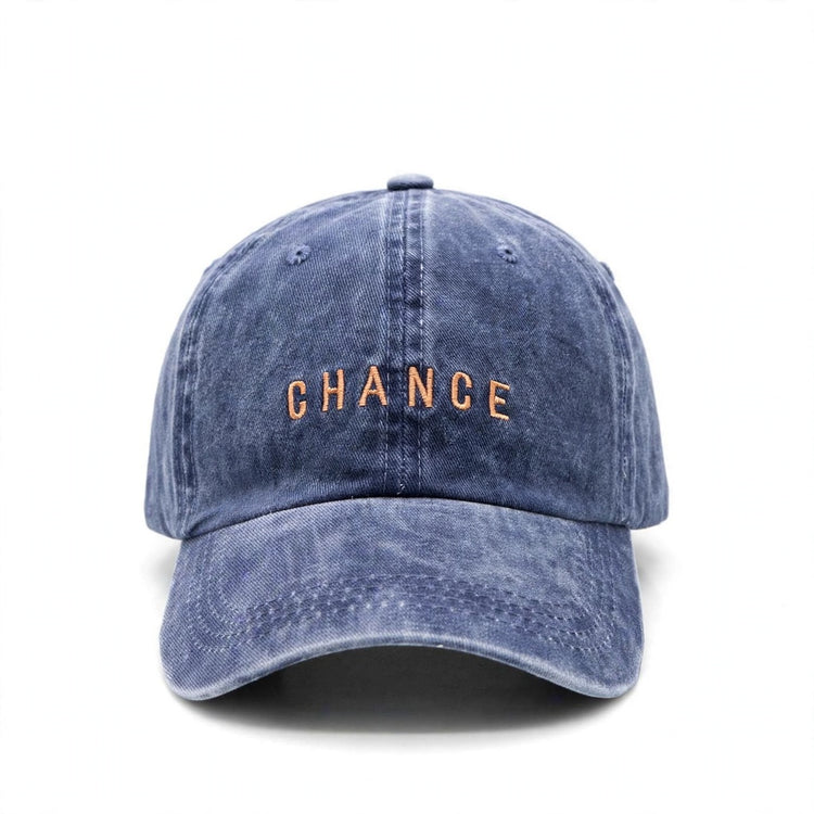 Washed Denim Dad Cap